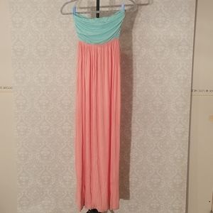 W's strapless maxi